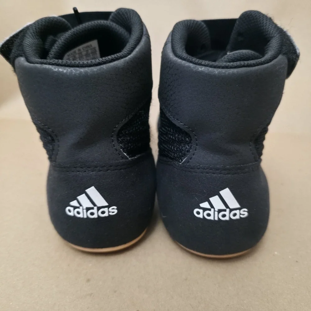 Adidas Havoc 2 Mens Size 8 Black White Athletic Wrestling Shoes Sneakers
